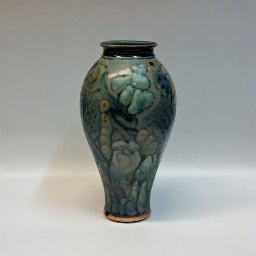 #240106 Vase Green 10x5 $28 at Hunter Wolff Gallery
